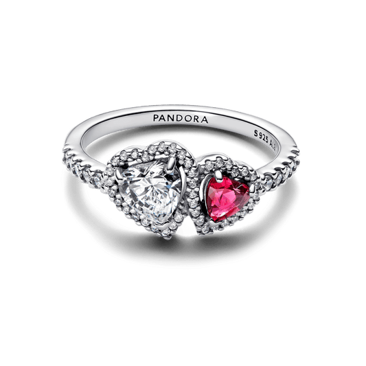 Anillo Halo Corazones