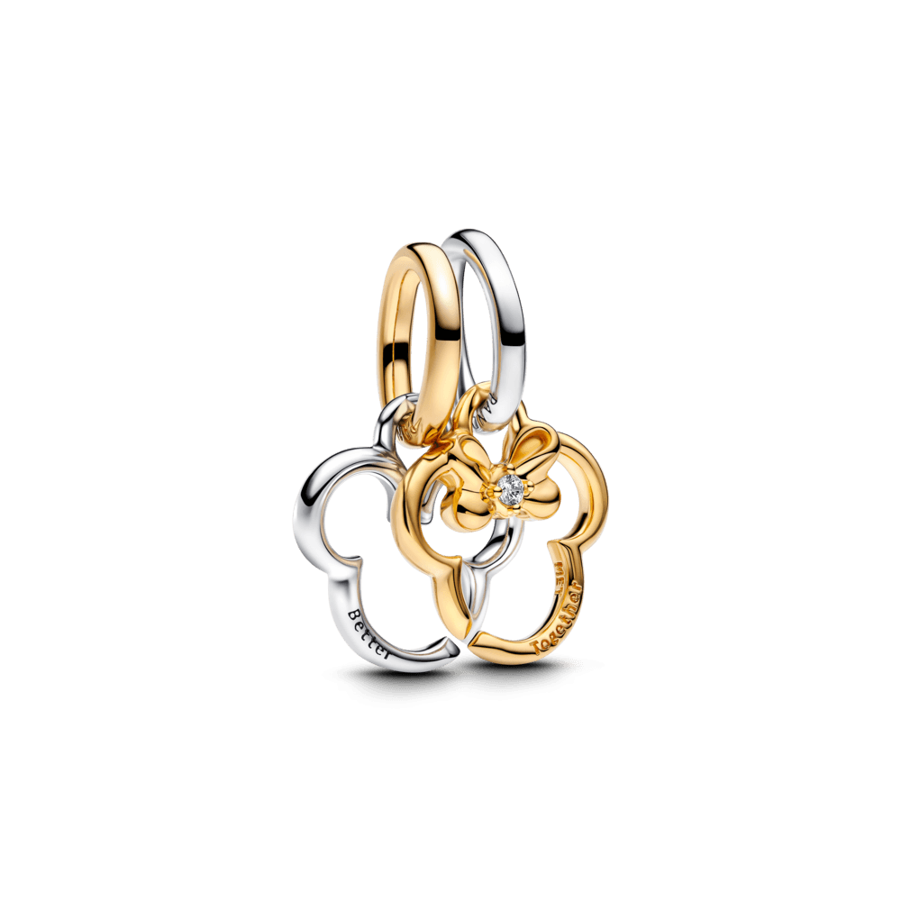 Charm Mickey y Minnie Entrelazados
