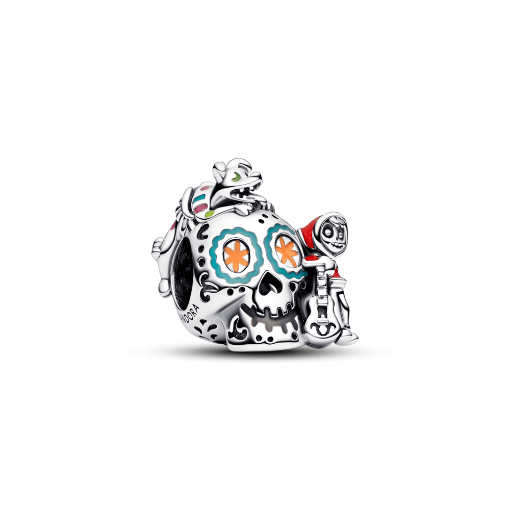 Charm Calavera de Miguel y Dante de Coco de Disney Pixar