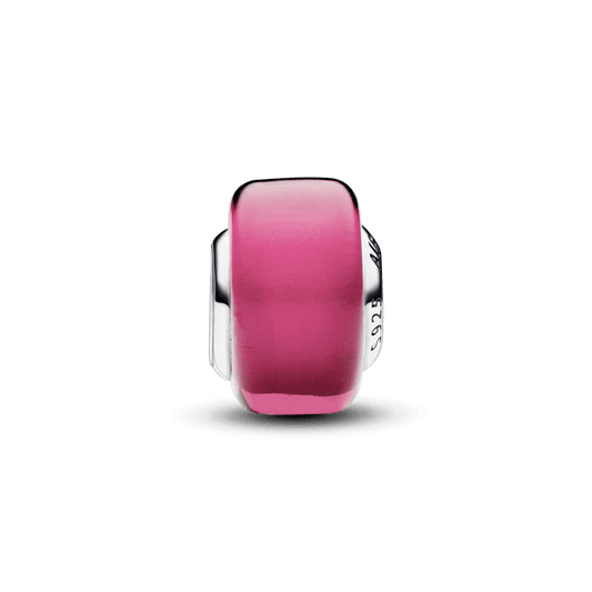Charm Mini Cristal de Murano Rosa