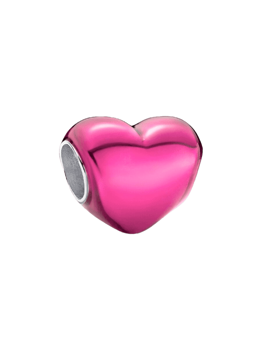 Charm Corazón Grande Metalico
