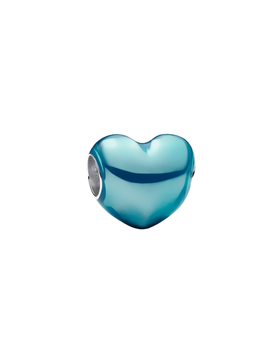 Charm Corazón Grande Metalico