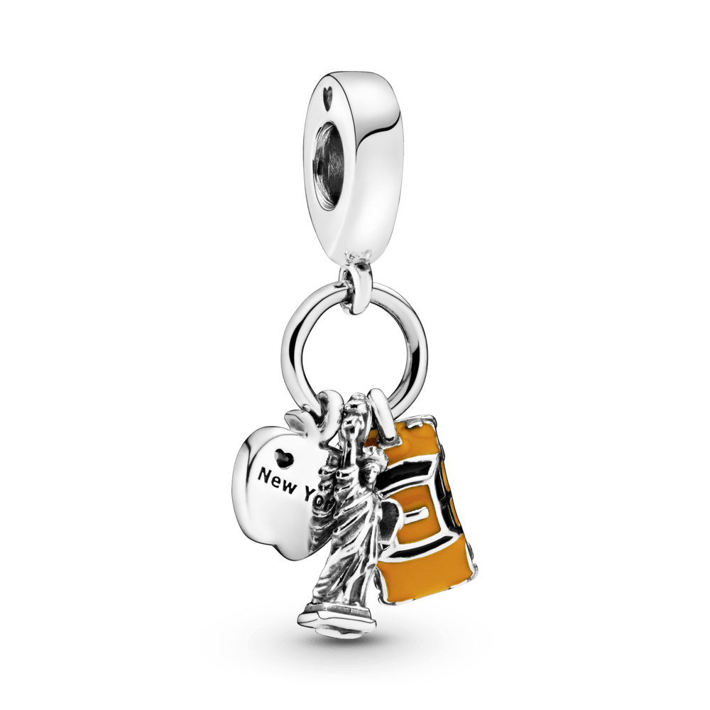 Charm Colgante con Símbolos de New York City