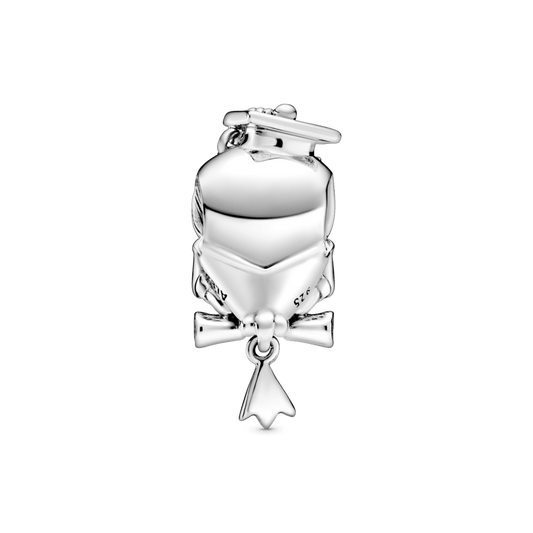 Charm de Graduación Búho Sabio
