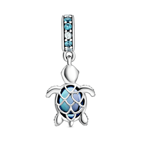 Charm tortuga colgante azul