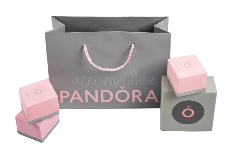Bolsa de Luxury + Caja pequeña rosada