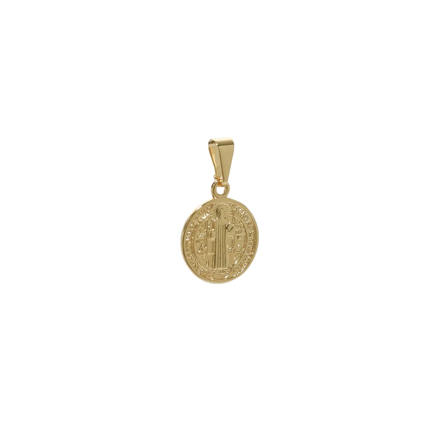 Dije San Benito Oro Laminado 18k