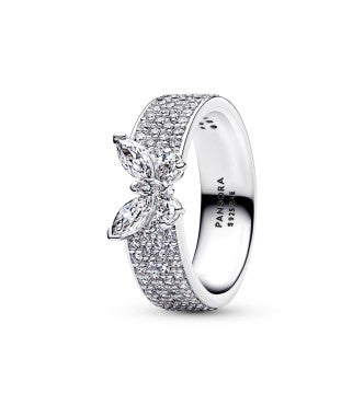 Anillo Mariposa Banda gruesa