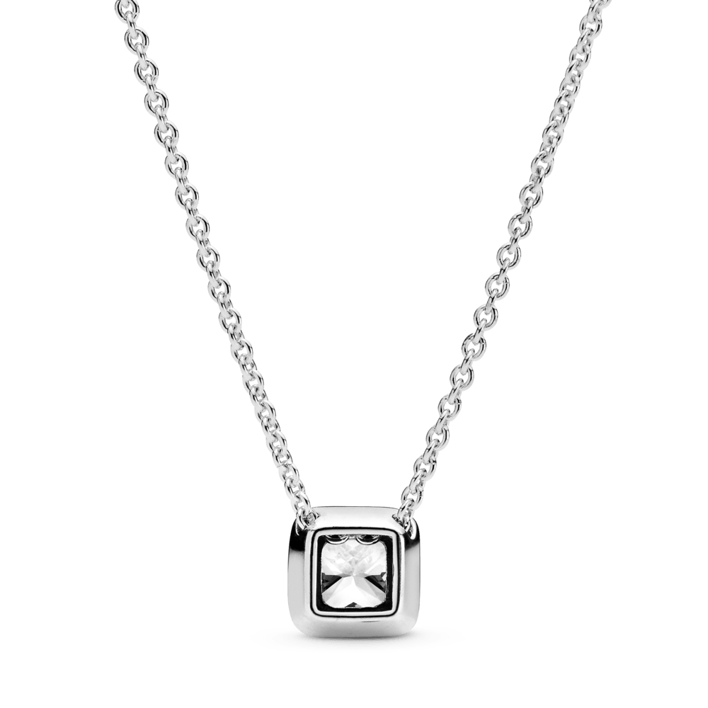 Collar Halo Cuadrado Brillante