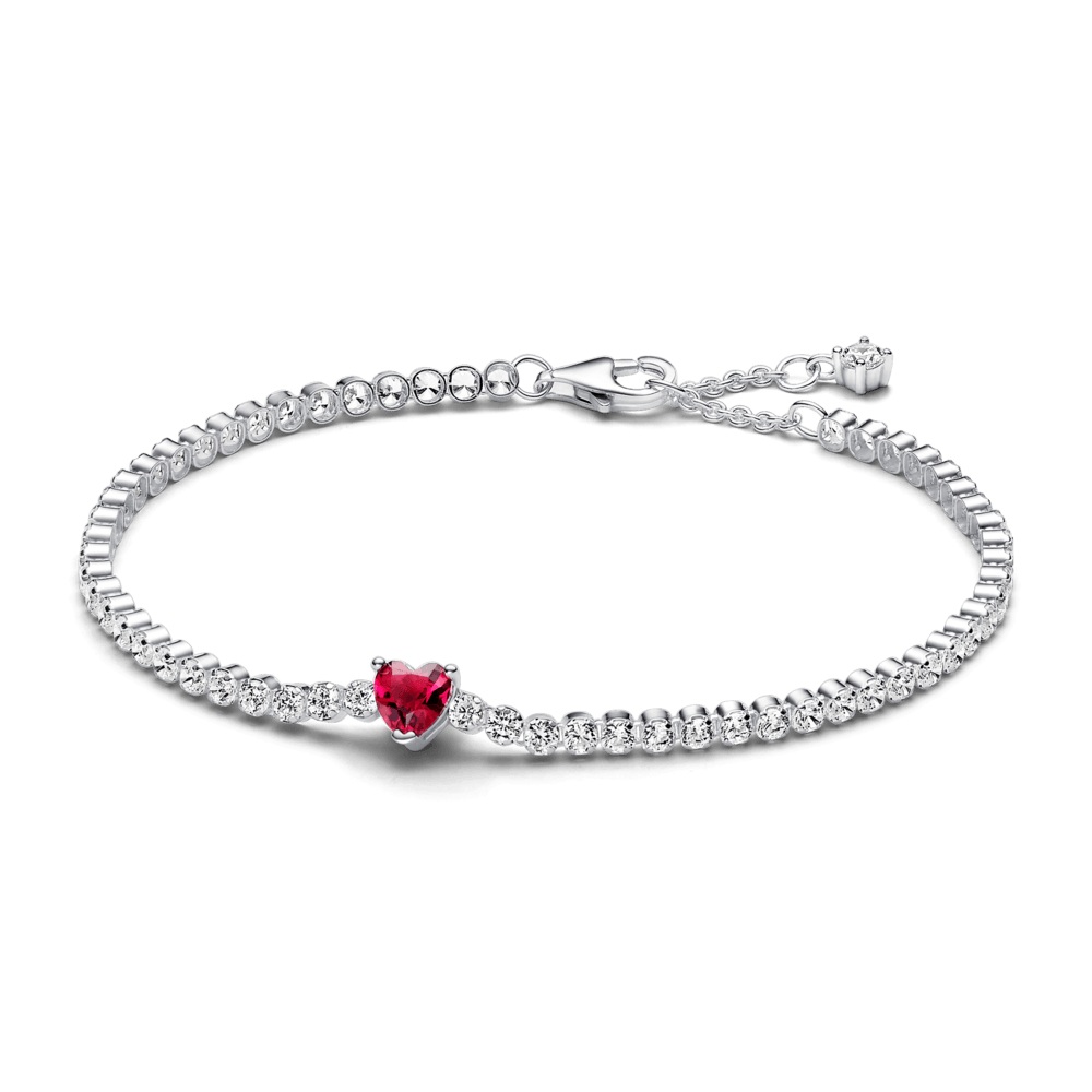Brazalete de tenis corazon