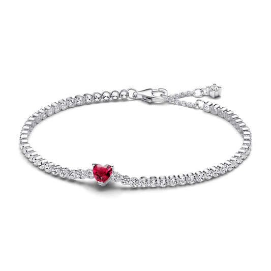 Brazalete de tenis corazon