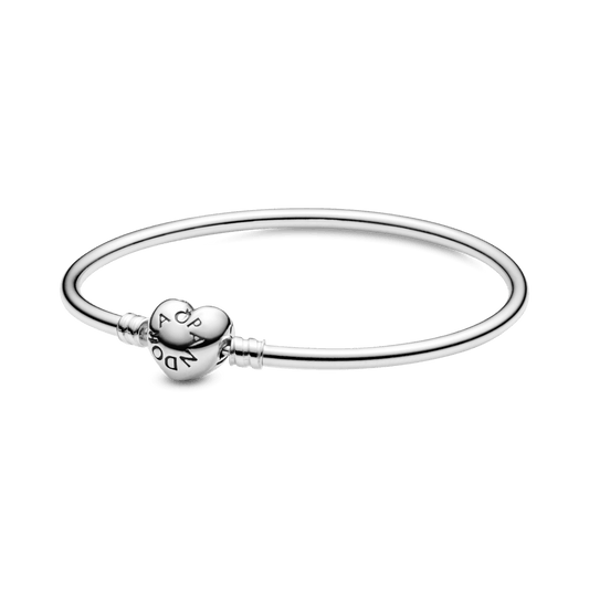 Brazalete con Broche de Corazón Rigido Moments
