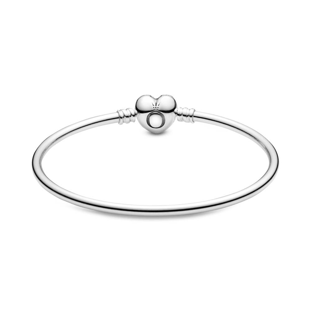 Brazalete con Broche de Corazón Rigido Moments