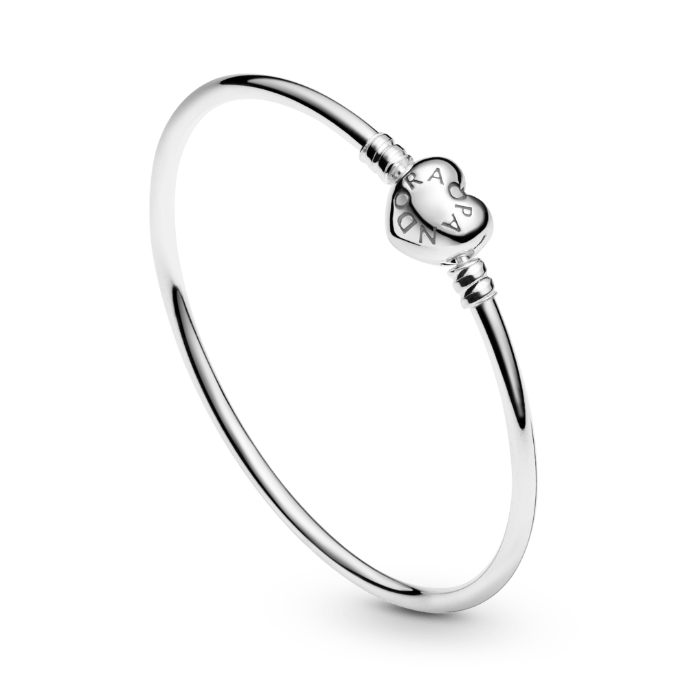 Brazalete con Broche de Corazón Rigido Moments