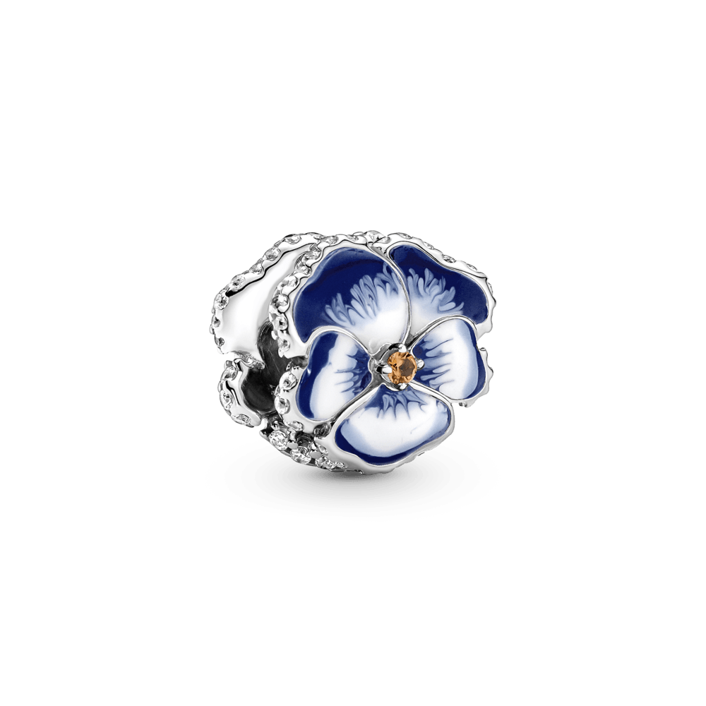 Charm Pensamiento Azul