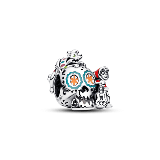 Charm Calavera de Miguel y Dante de Coco de Disney Pixar