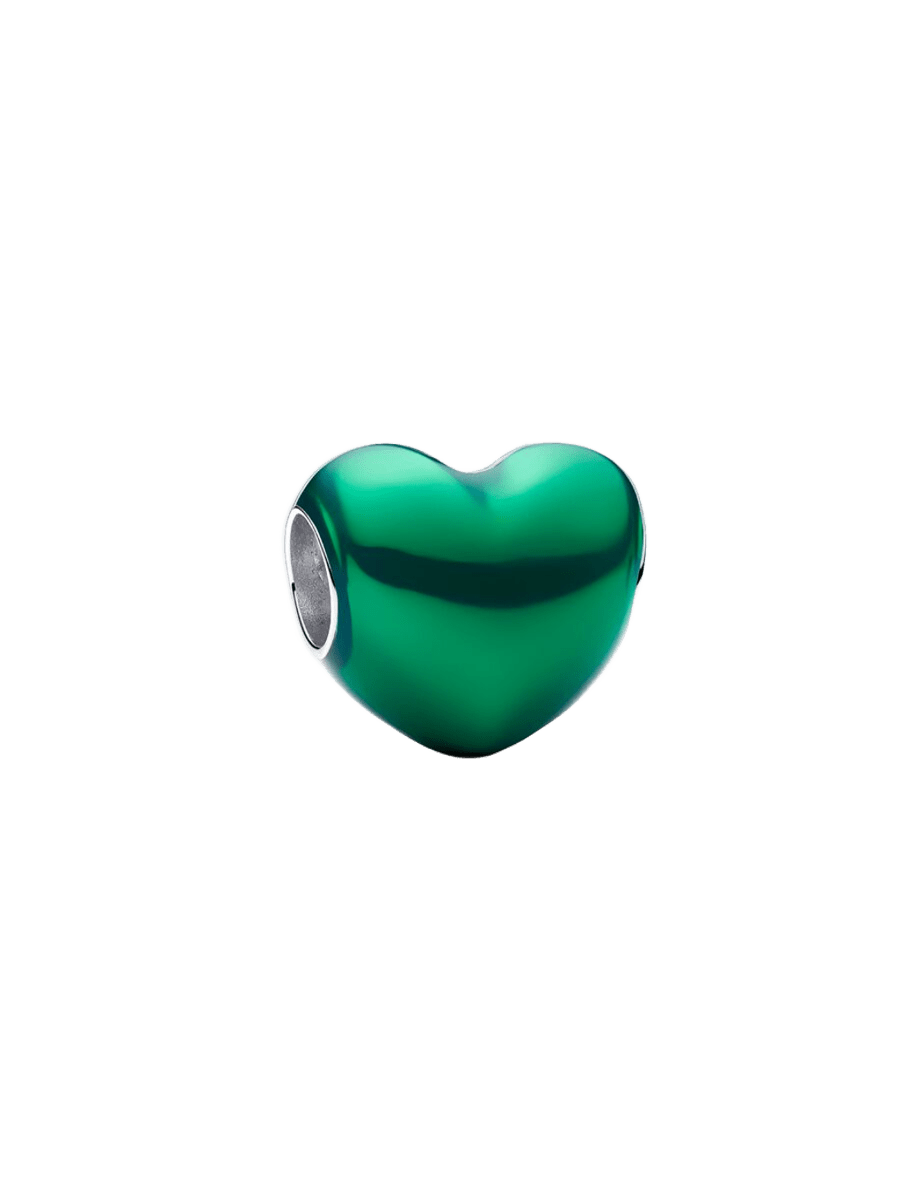Charm Corazón Grande Metalico