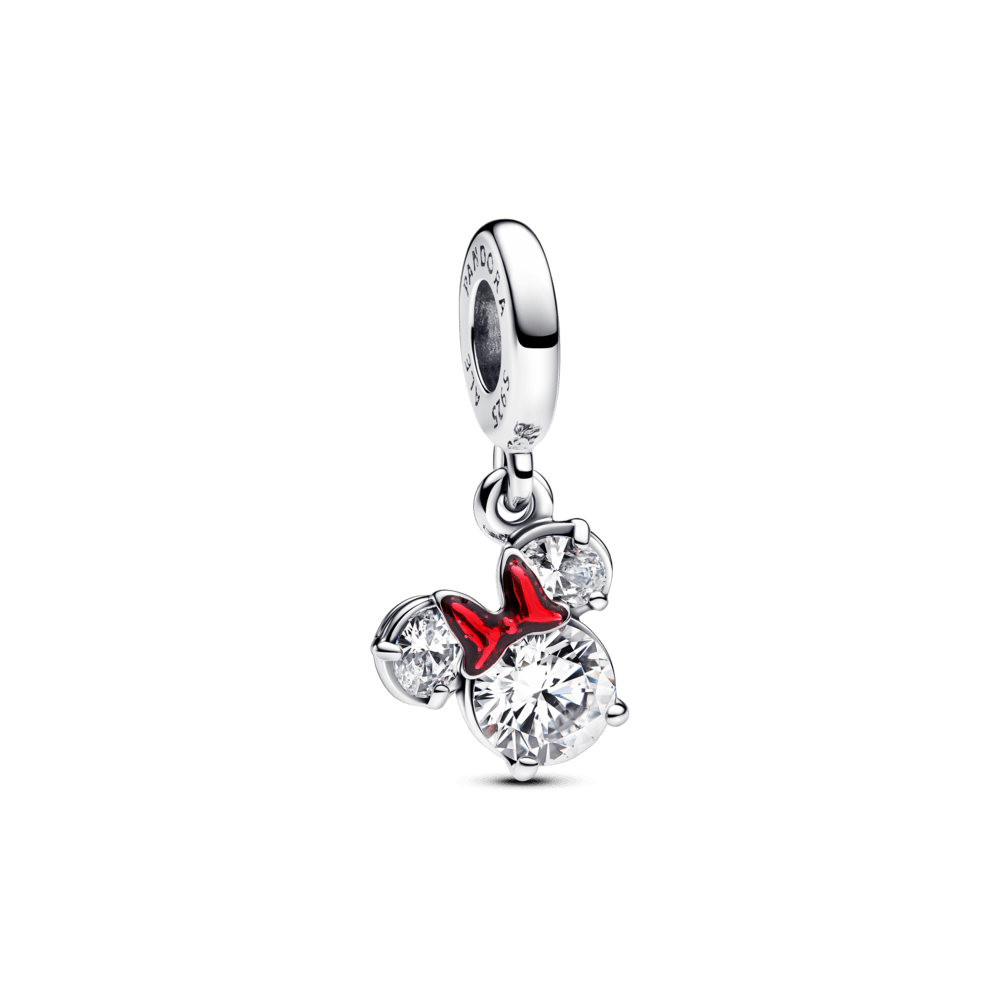 Charm Colgante Silueta Cabeza Brillante Minnie