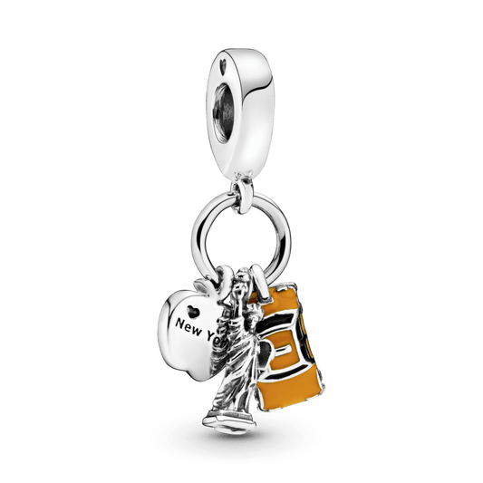 Charm Colgante con Símbolos de New York City
