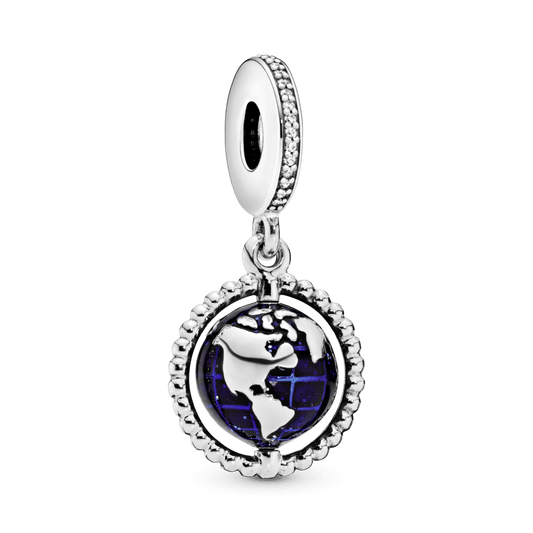 Charm Colgante Globo Giratorio