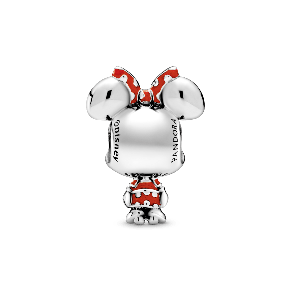 Charm Vestido de Lunares y Moño de Minnie Mouse de Disney