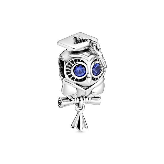 Charm de Graduación Búho Sabio