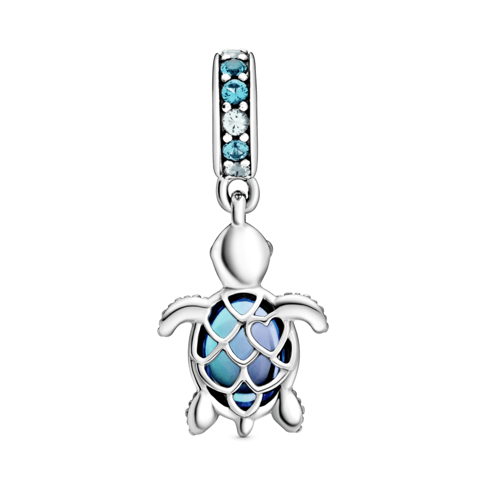 Charm tortuga colgante azul