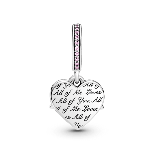 Charm Colgante Corazón y Mamá