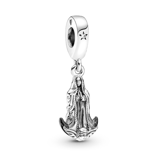Charm Colgante en Plata de Ley Virgen de Guadalupe
