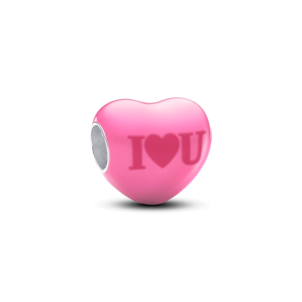 Charm Corazón Mensaje Oculto que cambia de color