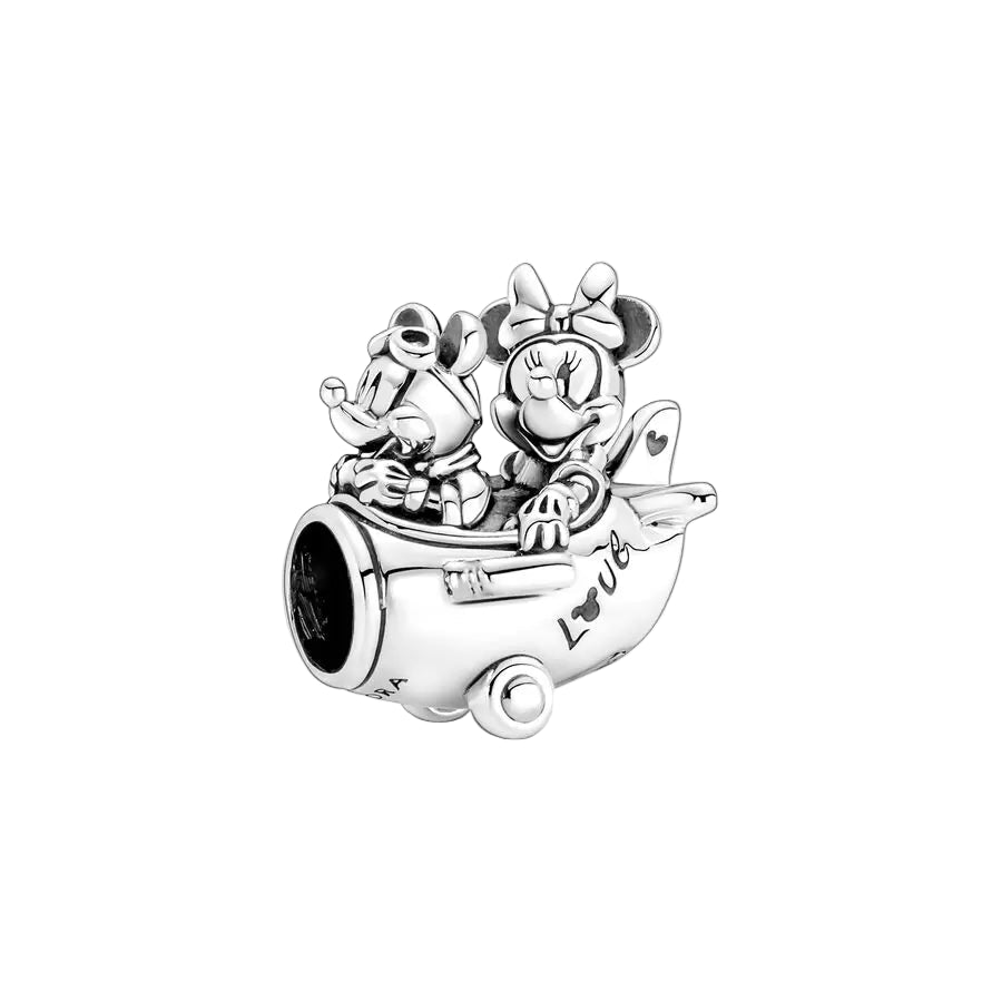 Charm Mickey y Minnie Avion