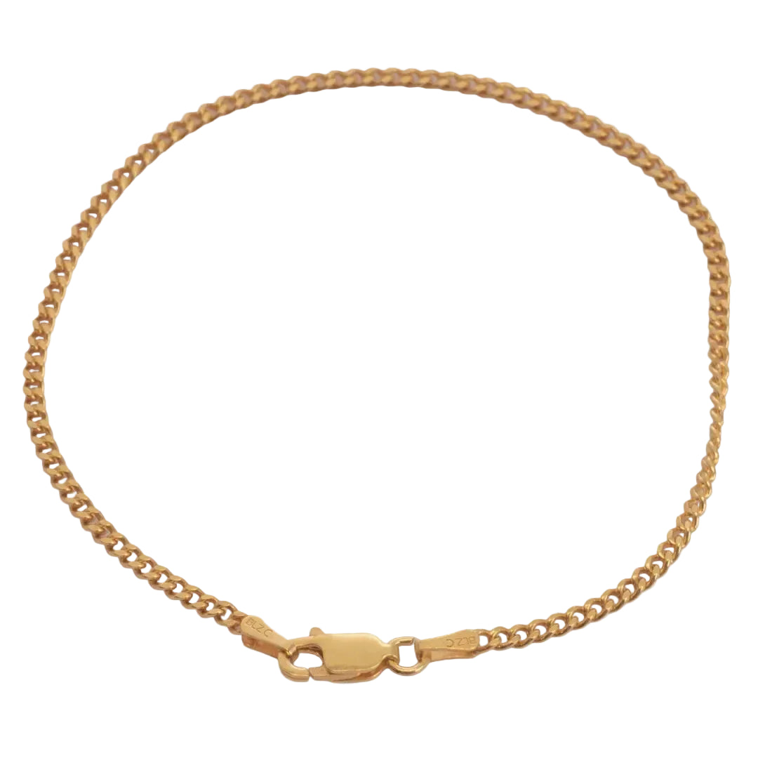 Pulsera Cubana IT Oro Laminado 18k