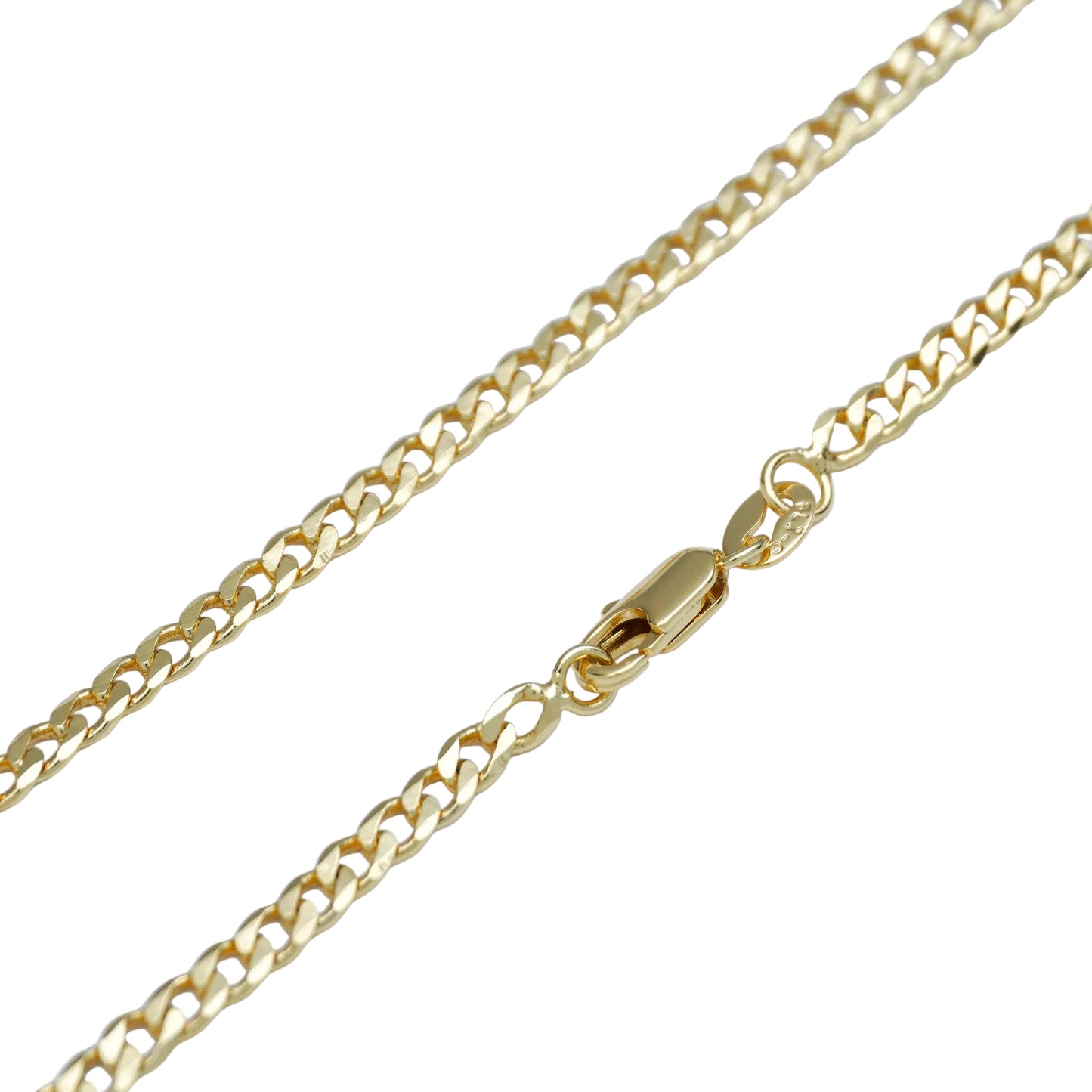 Cadena Cubana Oro Laminado 18k