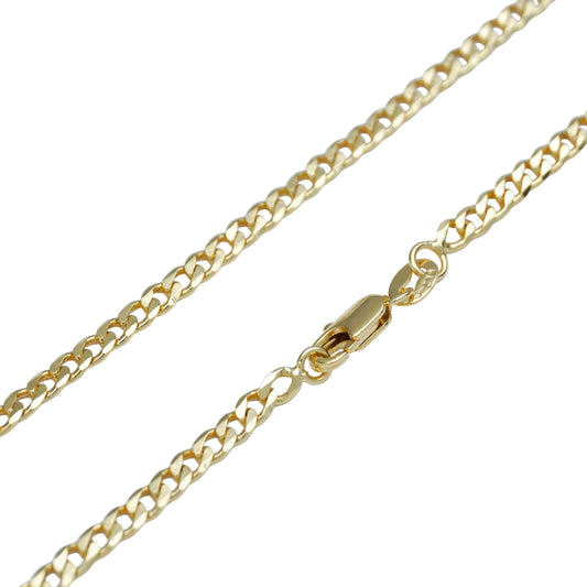 Cadena Cubana Oro Laminado 18k