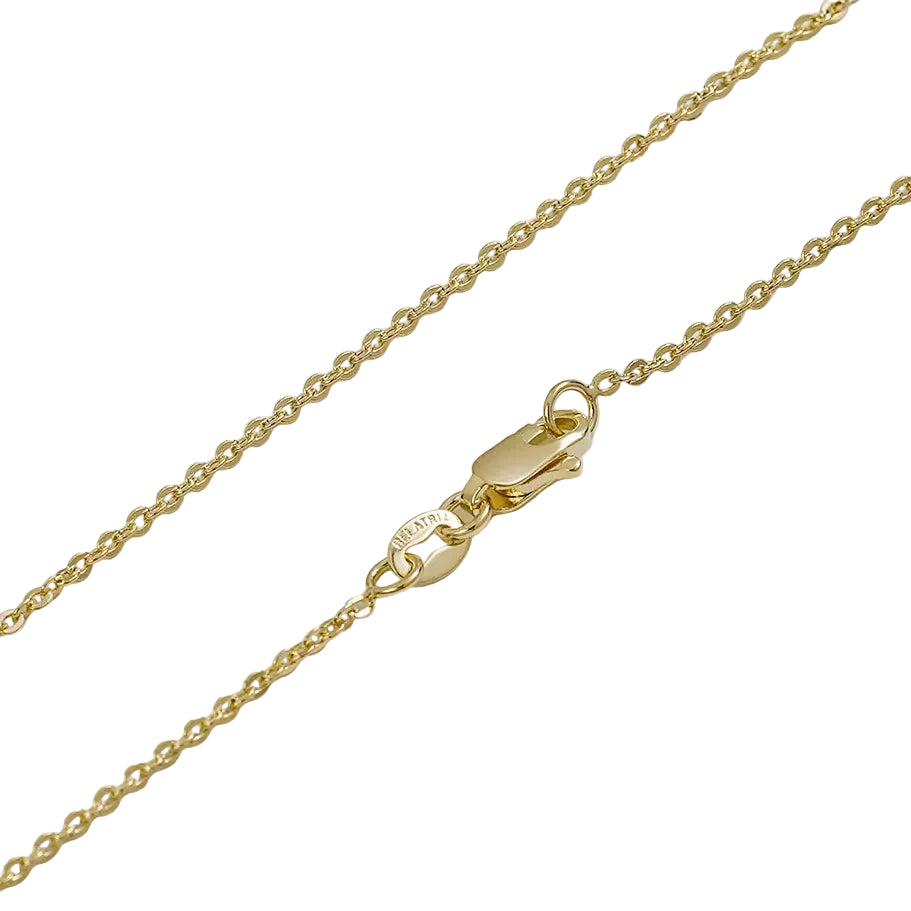 Cadena Aros Oro Laminado 18k