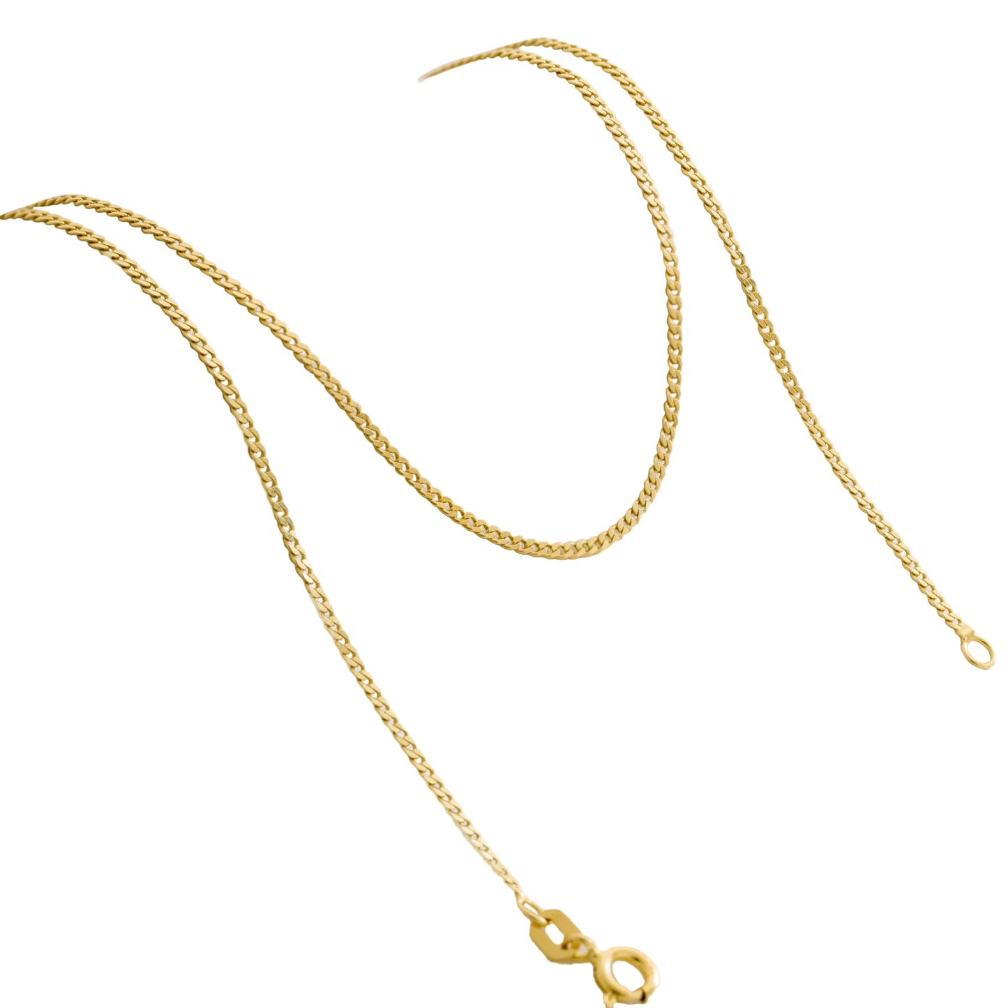 Cadena Cubanita Oro Laminado 18k