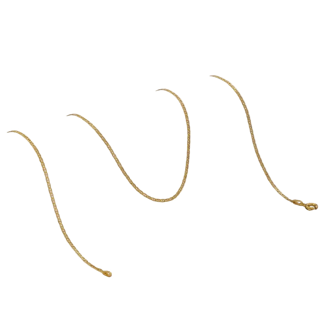 Cadena Marine Oro Laminado 18k