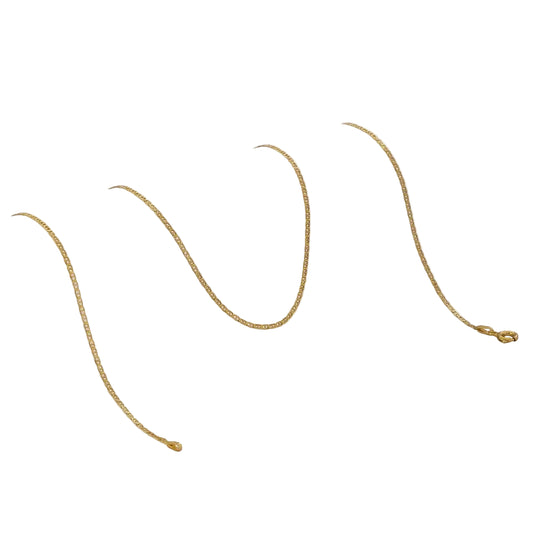 Cadena Marine Oro Laminado 18k