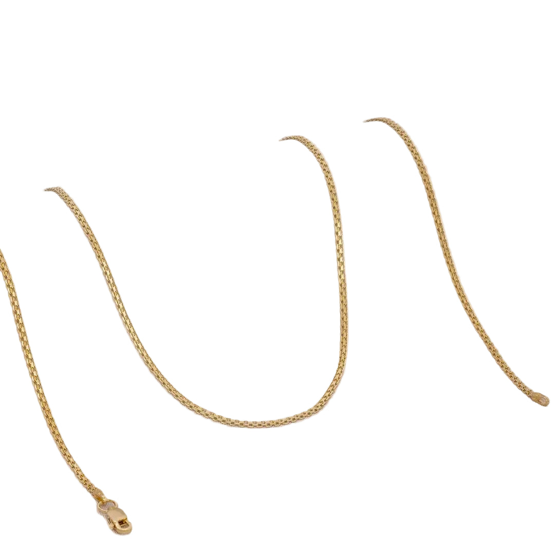 Cadena China Oro Laminado 18k