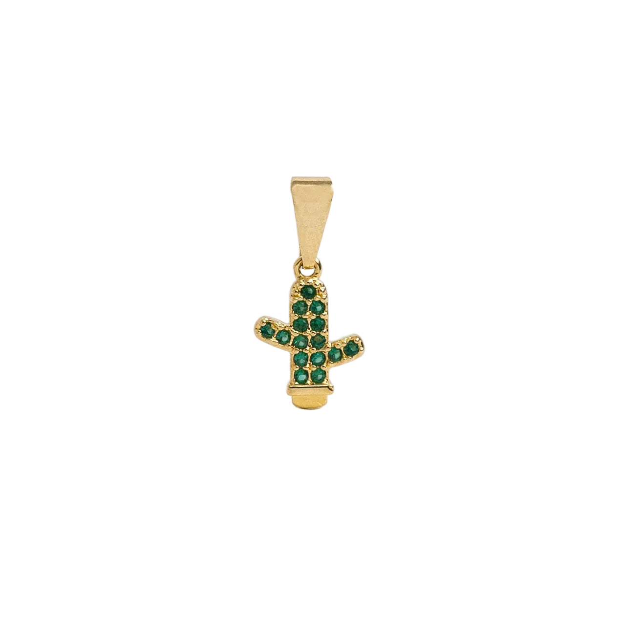 Dije Cactus Oro Laminado 18k