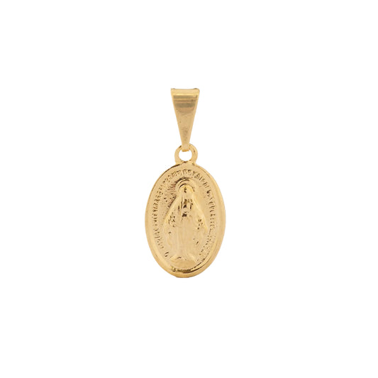 Dije Virgen Milagrosa Oro Laminado 18k