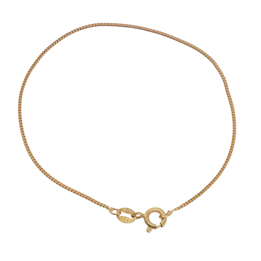 Pulsera Cubanita IT Oro Laminado 18k