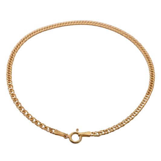 Pulsera Cubana Continua Oro Laminado 18k