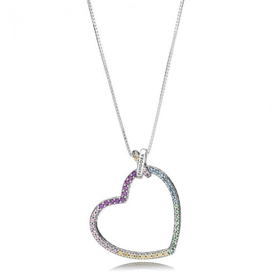 Collar Corazon colores