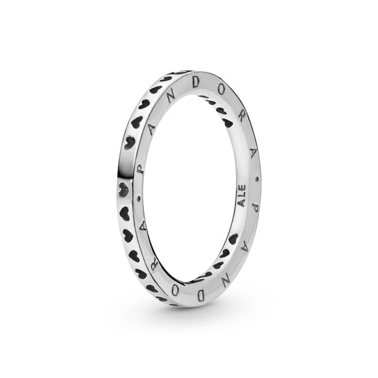Anillo Corazones y logo
